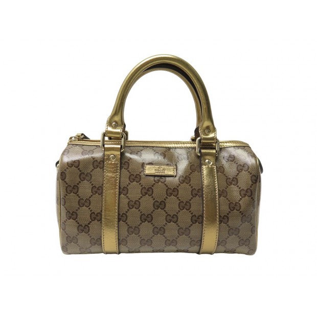 NEUF SAC A MAIN GUCCI BOSTON TOILE GUCCISSIMA GG CANVAS NEW HAND BAG PURSE 1600€