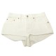 NEUF SHORT GUCCI EN DENIM BLANC 782125 S 36/37 27 NEW WHITE SHORTS JEAN 850€