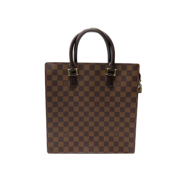 VINTAGE SAC A MAIN LOUIS VUITTON VENICE PM CABAS PLAT TOILE DAMIER HANDBAG 1250€