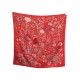 NEUF FOULARD HERMES FLEURS ET PAPILLONS DE TISSUS H073452S HENRY NEW SCARF 495€