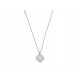 NEUF COLLIER VAN CLEEF & ARPELS PENDENTIF SWEET ALHAMBRA OR 18K DIAMANTS 3850€