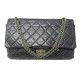 SAC A MAIN CHANEL 2.55 MAXI JUMBO CUIR VIOLET FONCE BANDOULIERE DARK BAG 11700€