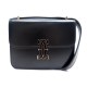 SAC A MAIN C DE CARTIER CRL1002289 EN CUIR NOIR BANDOULIERE HAND BAG PURSE 2800€