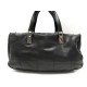 SAC A MAIN CHANEL BOWLING CHOCOLATE BAR CUIR NOIR LEATHER HAND BAG PURSE 6000€