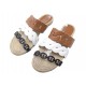 CHAUSSURES SANDALES HERMES ESPADRILLES GWEN H231132Z 39 SHOES MULES SANDALS 565€