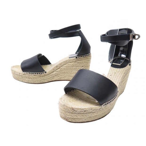 CHAUSSURES HERMES SANDALES ESPADRILLES TIPOLI H191098Z CUIR SHOES SANDALS 780€