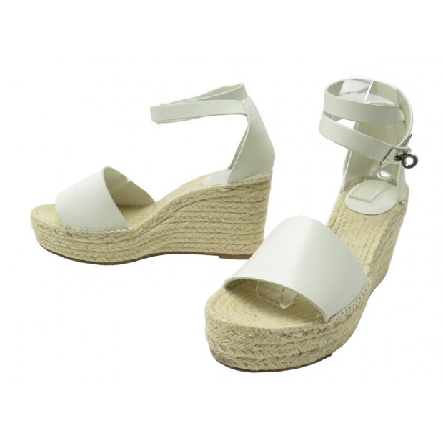 CHAUSSURES HERMES SANDALES ESPADRILLES TIPOLI H191098Z ECRUES SHOES SANDALS 780€