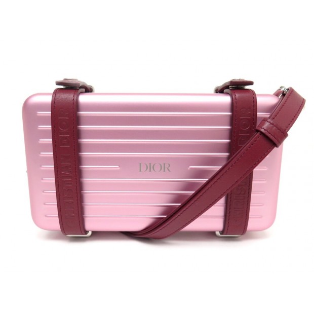 NEUF SAC A MAIN CHRISTIAN DIOR X RIMOWA PERSONAL CLUTCH ALUMINIUM HAND BAG 2200€