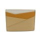 NEUF PORTE CARTES LOEWE SIMPLE PUZZLE EN CUIR BEIGE LEATHER CARD HOLDER 250€