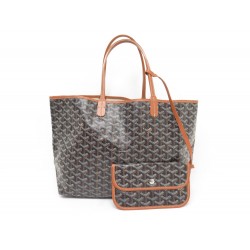 NEUF SAC A MAIN GOYARD SAINT LOUIS PM + POCHETTE EN TOILE MARRON CABAS BAG 1450€