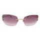 NEUF LUNETTES DE SOLEIL CARTIER PICCADILLY CT0007RS PLAQUE OR SUNGLASSES 865€