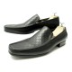 CHAUSSURES LOUIS VUITTON 11.5 45.5 MOCASSINS EN CUIR DAMIER NOIR LOAFERS 860€