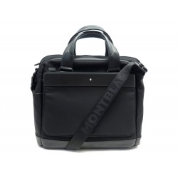 NEUF PORTE DOCUMENTS MONTBLANC NIGHTGFLIGHT 1117643 BANDOULIERE BRIEFCASE 900€