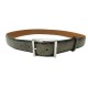 CEINTURE BERLUTI CLASSIC 38MM TAILLE 95 CM EN CUIR GRIS GREY LEATHER BELT 600€