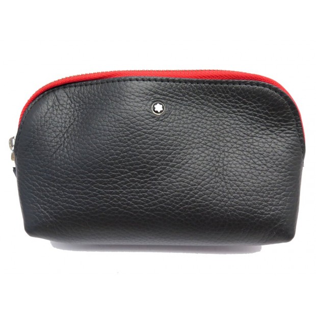 NEUF TROUSSE MONTBLANC CUIR SOFT GRAIN MY OFFICE SMALL CASE 124122 LEATHER 270€