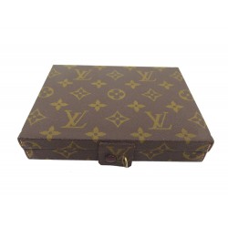 VINTAGE BOITE A BIJOUX LOUIS VUITTON EN TOILE MONOGRAM COFFRET CANVAS JEWEL BOX