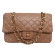 VINTAGE SAC A MAIN CHANEL TIMELESS CLASSIQUE MEDIUM MARRON CLAIR HAND BAG 10300€