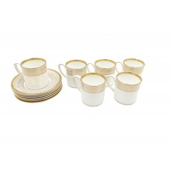 NEUF LOT DE 6 TASSES + SOUS TASSES CARTIER LA MAISON DES MUST EN PORCELAINE CUPS