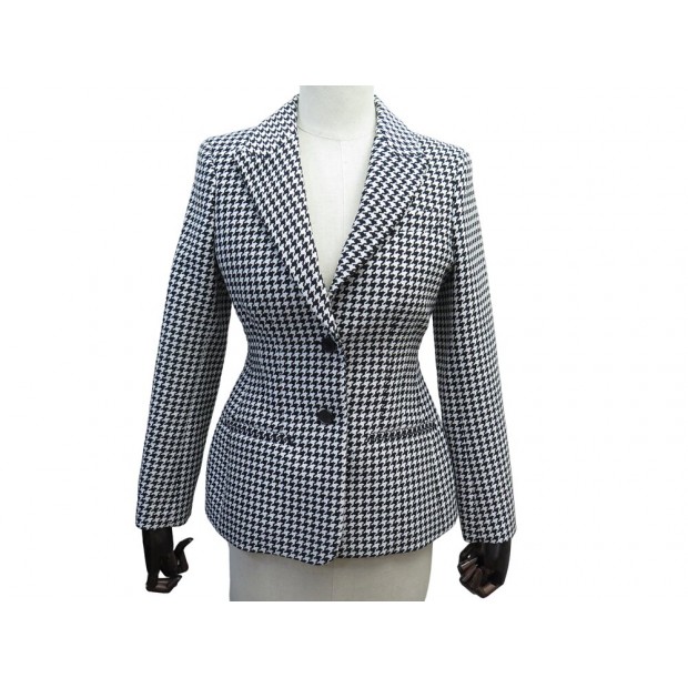 NEUF VESTE CHRISTIAN DIOR BAR 30 MONTAIGNE PIED DE POULE 34 XS NEW JACKET 3800€