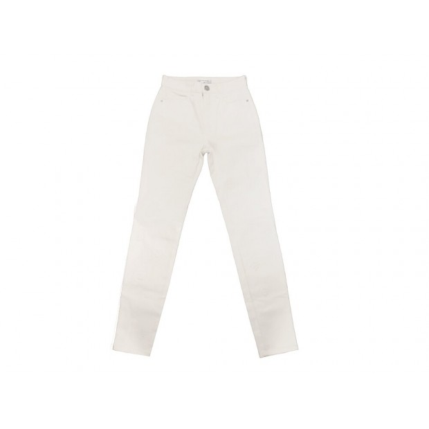 NEUF JEAN CHANEL SLIM BLANC P70206V61792 DENIM 34 XS NEW PANTS TROUSERS 1900€