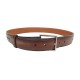 CEINTURE BERLUTI GASPARD EN CUIR MARRON MOTIF CICATRICE T90 + POCHON BELT 580€