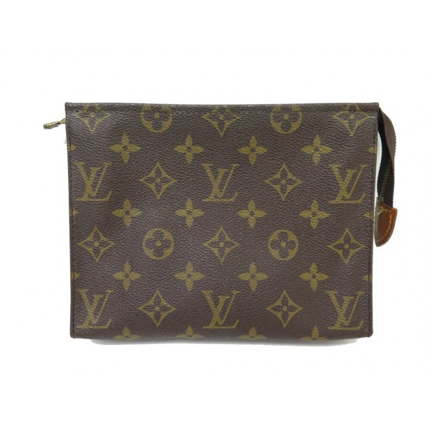 VINTAGE POCHETTE LOUIS VUITTON TROUSSE POCHE TOILETTE 19 MONOGRAM M47544 850€