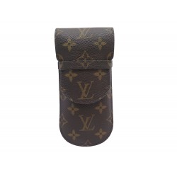 ETUI A LUNETTES LOUIS VUITTON EN TOILE MONOGRAM MARRON + BOITE GLASSES CASE 335€