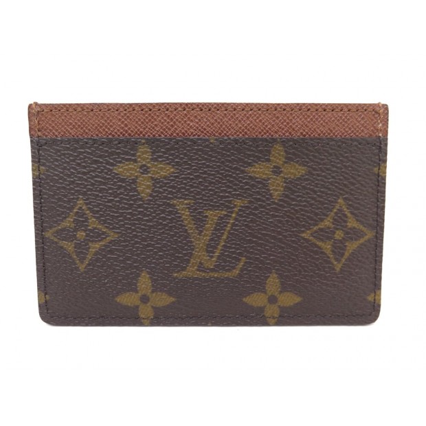 NEUF PORTE CARTES LOUIS VUITTON SIMPLE TOILE MONOGRAM M61733 CARDS HOLDER 210€