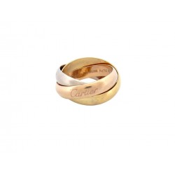 BAGUE CARTIER TRINITY GM 3 ORS B4052800 T62 1997 EN OR 18K 18GR GOLD RING 3800€