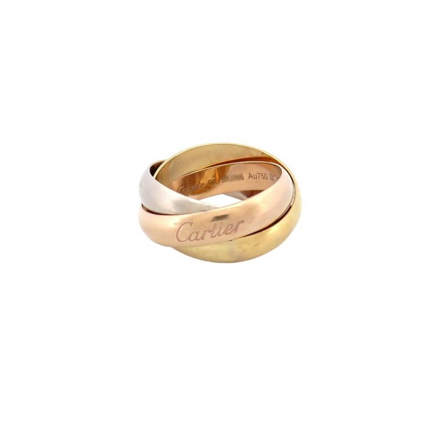 BAGUE CARTIER TRINITY GM 3 ORS B4052800 T62 1997 EN OR 18K 18GR GOLD RING 3800€