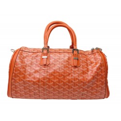 NEUF SAC A MAIN GOYARD CROISIERE 40 DE VOYAGE TOILE ROUGE BAGAGE NEW TRAVEL BAG