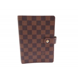 NEUF COUVERTURE AGENDA MM LOUIS VUITTON R20240 DAMIER EBENE DIARY COVER 420€