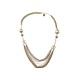 NEUF COLLIER CHANEL SAUTOIR CHAINES & PERLE LOGO CC 84-90CM METAL NECKLACE 1800€