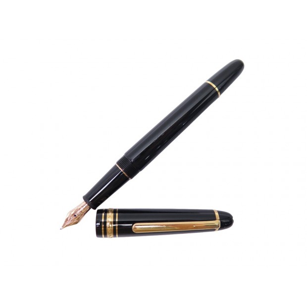 VINTAGE STYLO PLUME MONTBLANC MEISTERSTUCK CLASSIQUE DORE NOIR FOUNTAIN PEN 635€