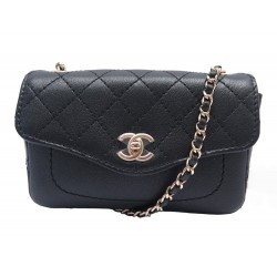 NEUF SAC A MAIN CHANEL FERMOIR TIMELESS AS0291 BANDOULIERE CUIR HANDBAG 4500€