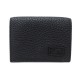 NEUF PORTEFEUILLE FENDI BAGUETTE PM 7M0280 CUIR NOIR PORTE MONNAIE WALLET 520€