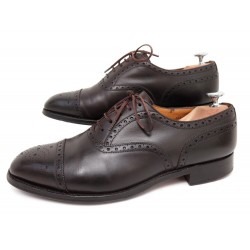 CHAUSSURES JM WESTON RICHELIEU 310 BOUT FLEURI 8E 42 LARGE CUIR MARRON SHOE 670€