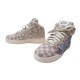 NEUF BASKETS LOUIS VUITTON X NIKE AIR FORCE 1 FLASH DAMIER ABLOH 8 42 SNEAKERS