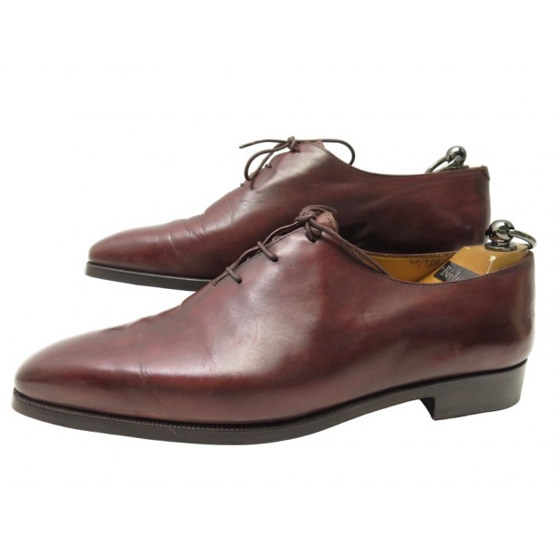 CHAUSSURES BERLUTI OLGA 349 ONE CUT RICHELIEU EN CUIR PATINE 9 43 SHOES 2230€