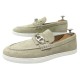 NEUF CHAUSSURES HERMES IGNACIO MOCASSINS H241926ZAF 41 DAIM BEIGE LOAFERS 890€