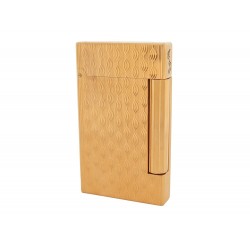 BRIQUET ST DUPONT INITIAL DESIGN VAGUES EN PLAQUE OR GOLD PLATED LIGHTER 550€