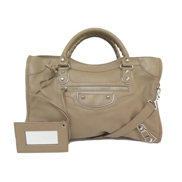 NEUF SAC A MAIN BALENCIAGA CLASSIC CITY 390154 METALIC EDGE HAND BAG PURSE 1590€