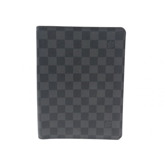 COUVERTURE AGENDA LOUIS VUITTON DE BUREAU TOILE DAMIER GRAPHITE DIARY COVER 470€