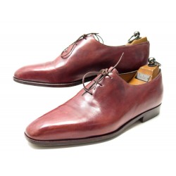 CHAUSSURES BERLUTI OLGA ONE CUT RICHELIEU 9 43 CUIR PATINE EMBAUCHOIR SHOE 2230€