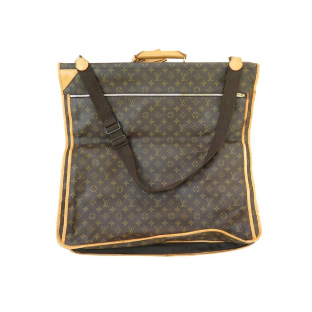 SAC DE VOYAGE LOUIS VUITTON PORTE HABITS EN TOILE MONOGRAM BANDOULIERE SUIT BAG