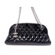 SAC A MAIN CHANEL BOWLING MADEMOISELLE MATELASSE CUIR VERNIS PURSE HANDBAG 6500€