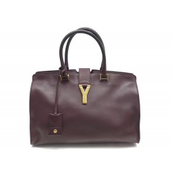 SAC A MAIN YVES SAINT LAURENT LIGNE Y CHYC 311208 BORDEAUX HAND BAG PURSE 1700€