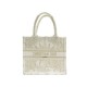 NEUF SAC A MAIN CHRISTIAN DIOR BOOK TOTE TOILE SMALL BEIGE HAND BAG PURSE 2600€