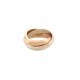 VINTAGE BAGUE CARTIER TRINITY MM 3 ORS TAILLE 53 OR 18K 11.6GR GOLD RING 2120€