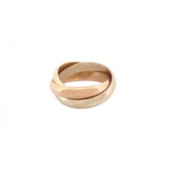 VINTAGE BAGUE CARTIER TRINITY MM 3 ORS TAILLE 53 OR 18K 11.6GR GOLD RING 2120€